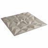vidaXL Panneaux muraux 24 pcs b&eacute;ton 50x50 cm XPS 6 m&sup2; am&eacute;thyste