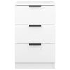vidaXL Tables de chevet 2 pcs Blanc 40x36x65 cm