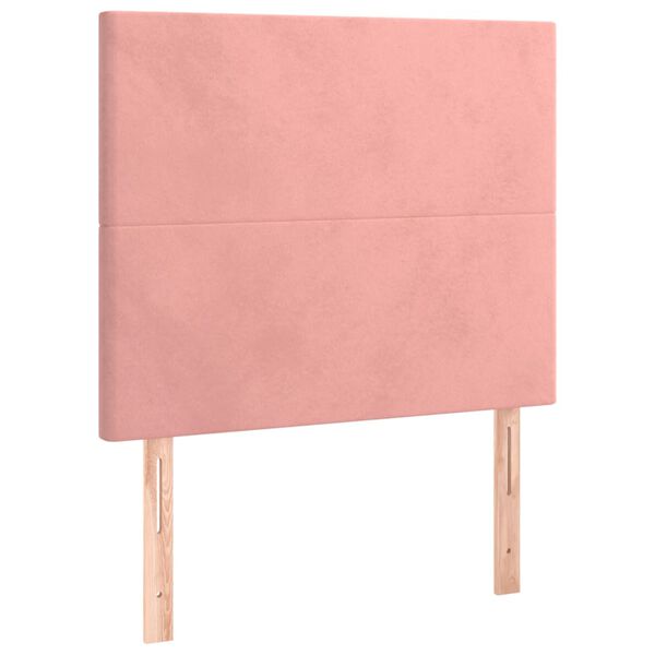 vidaXL T&ecirc;te de lit Rose 80x5x118/128 cm Velours