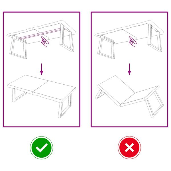 vidaXL Dessus de table marron fonc&eacute; bois ch&ecirc;ne massif trait&eacute;