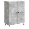 vidaXL Buffet Gris b&eacute;ton 66 x 34,5 x 90 cm Bois d'ing&eacute;nierie