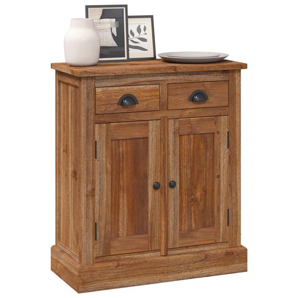 vidaXL Armoire de rangement avec tiroir Naturel 65 x 30 x 75 cm