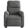 vidaXL Fauteuil inclinable de massage &eacute;lectrique gris fonc&eacute;