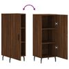 vidaXL Buffet Chêne marron 34,5x34x90 cm Bois d'ingénierie