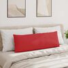 vidaXL Coussins de canapé 2 pcs Rouge 120 x 40 cm tissu