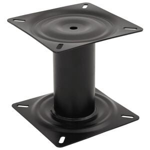 vidaXL Pi&eacute;destal de si&egrave;ge de bateau noir 18 cm acier