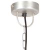 vidaXL Lampe suspendue industrielle 25 W Argent&eacute; Rond 30 cm E27