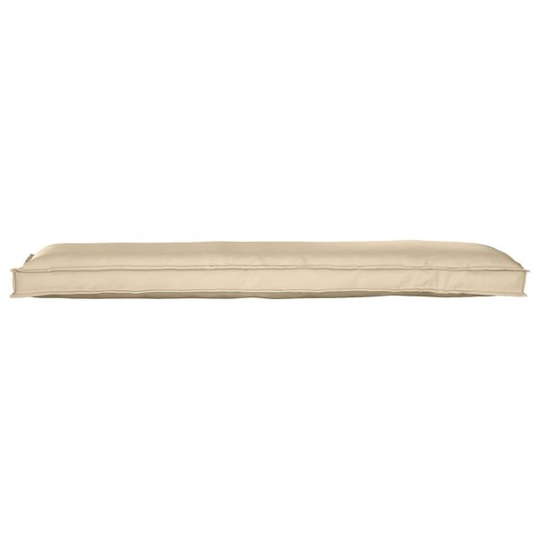 vidaXL Set de coussins de palette 2 pcs Beige 150 x 40 x 8 cm
