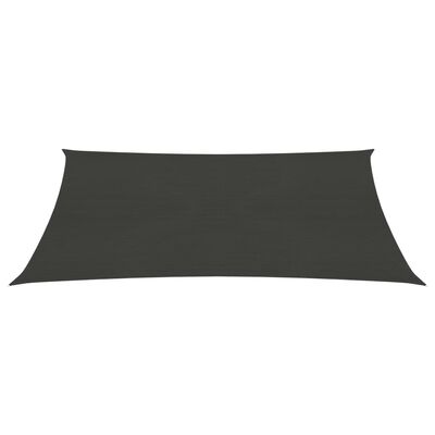 vidaXL Voile d'ombrage 160 g/m² Anthracite 2,5x3 m PEHD