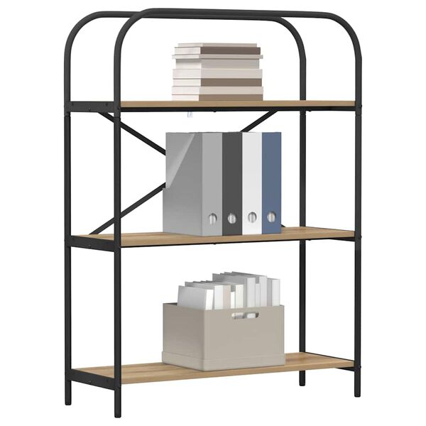 vidaXL &Eacute;tag&egrave;re Ch&ecirc;ne artisanal 80 x 30 x 109 cm Bois d'ing&eacute;nierie