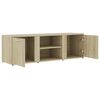 vidaXL Meuble TV Chêne sonoma 120x34x37 cm Bois d’ingénierie