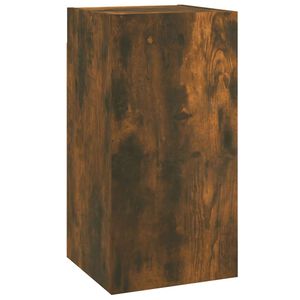 vidaXL Meuble TV Ch&ecirc;ne fum&eacute; 30,5x30x60 cm Bois d'ing&eacute;nierie