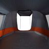 vidaXL Tente de camping tunnel 4 personnes gris et orange imperméable