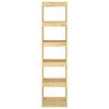 vidaXL Biblioth&egrave;que/S&eacute;parateur de pi&egrave;ce 40x30x167,5 cm pin massif