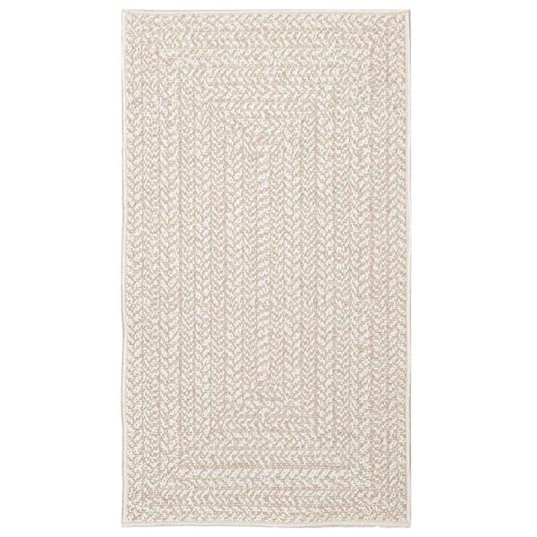 vidaXL Tapis ZIZUR crème 60x110 cm aspect de jute intérieur extérieur