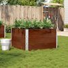 vidaXL Jardini&egrave;re marron 100x100 cm bois massif de pin