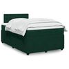 vidaXL Sommier &agrave; lattes de lit avec matelas vert fonc&eacute; 120x190 cm