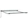vidaXL Cadre d'auvent R&eacute;glable Anthracite 3 x 2,5 m Acier
