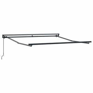 vidaXL Cadre d'auvent R&eacute;glable Anthracite 3 x 2,5 m Acier