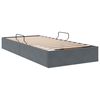 vidaXL Lit de Rangement avec stockage Gris fonc&eacute; 90 x 190 cm Velours