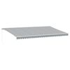 vidaXL Auvent manuel r&eacute;tractable anthracite et blanc 600x350 cm