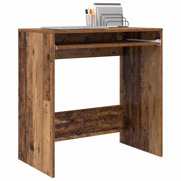 vidaXL Bureau Bois Ancien 77,5 x 43 x 79 cm Bois d'ing&eacute;nierie