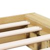vidaXL Cadre de lit sans matelas 90x190 cm bois massif de ch&ecirc;ne