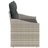 vidaXL Canap&eacute; de jardin avec coussin 123 x 62 x 69 cm polyrotin