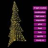 vidaXL Sapin de No&euml;l avec 240 LED Blanc chaud 180 cm Rotin