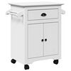 VidaXL Chariot de cuisine BODO blanc 72x45x80 cm