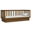 vidaXL Lit de jour sans matelas marron miel 75x190 cm bois pin massif