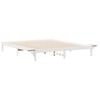 vidaXL Cadre de lit avec tables de chevet Blanc 180 x 220 cm