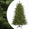 vidaXL Sapin de No&euml;l Artificiel &agrave; Branches Articul&eacute;es 180 cm 300 LED