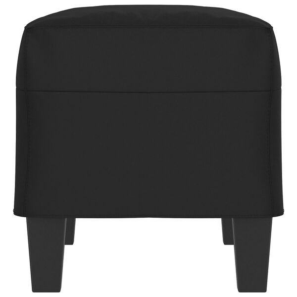 vidaXL Banc Noir 70x35x41 cm Tissu microfibre