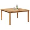 vidaXL Table basse Marron 85 x 85 x 45 cm Bois de teck massif
