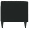 vidaXL Canap&eacute; Noir 74,5 x 71 x 70,5 cm PVC