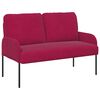 vidaXL Ensembles de canap&eacute;s 3 pcs Bordeaux 115 x 56 x 80 cm