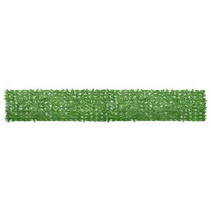 vidaXL &Eacute;cran de balcon avec feuilles vert 500x75 cm