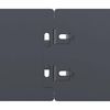 vidaXL Bordures pelouse 10pcs anthracite 10x103cm acier lamin&eacute; &agrave; froid