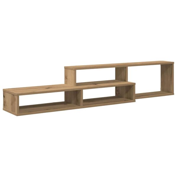 vidaXL SupportmuralpourTV 150x25x28,5cm Bois d'ing&eacute;nierie