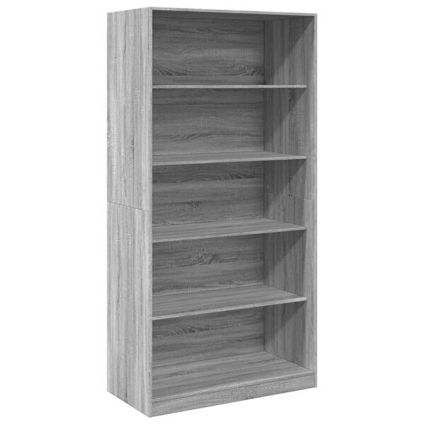 vidaXL Garde-robe sonoma gris 100x50x200 cm bois d'ingénierie