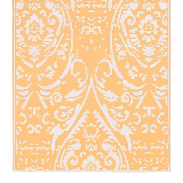 vidaXL Tapis d'ext&eacute;rieur ARAKIL Orange et blanc 160x230 cm PP
