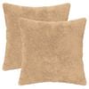 vidaXL Housse de coussin 2 pc HEERLEN Cr&egrave;me 50 x 50 cm