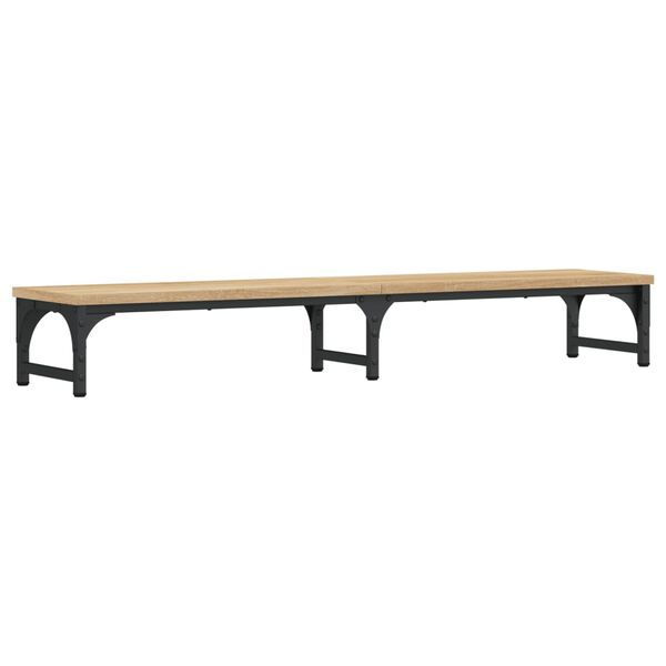 vidaXL Support de moniteur ch&ecirc;ne sonoma 105x23x15,5 cm bois ing&eacute;nierie