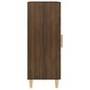 vidaXL Buffet Chêne marron 34,5x34x90 cm Bois d'ingénierie