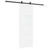 vidaXL Porte coulissante ORKDAL Blanc 78 x 211 cm Pin massif