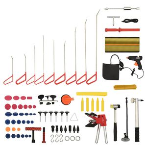 vidaXL Kit d'outils de d&eacute;bosselage sans peinture 76 pcs