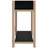 vidaXL Table console Noir 82x38x75 cm Bois d'ing&eacute;nierie