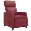 vidaXL Fauteuil de massage inclinable Bordeaux Simili cuir