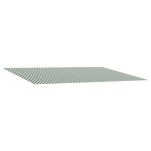 vidaXL Toile de rechange pour auvent Vert et blanc 400 &times; 300 cm